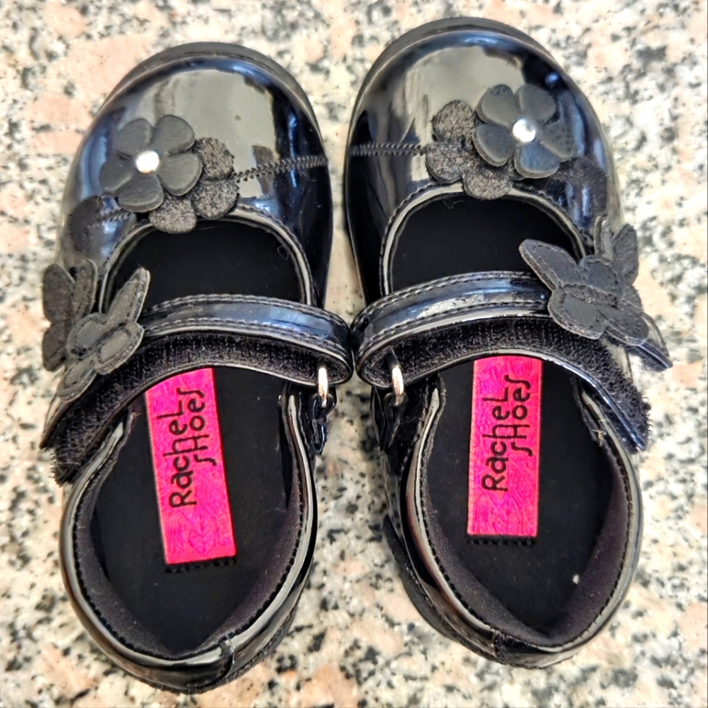 Baby Girl Black Mary Jane Dress Shoes
